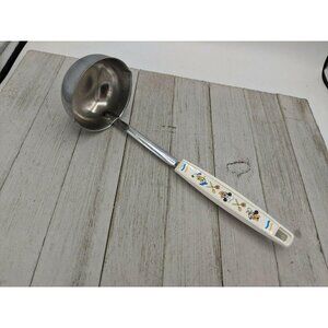 Ekco Disney Ladle White Handle 11" Vintage Kitchen Micky Donald Minnie